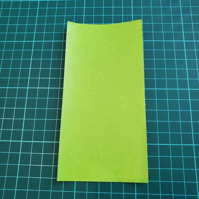 デイサービスにこいのぼりの折り紙製作 折り方作り方②棒(1)