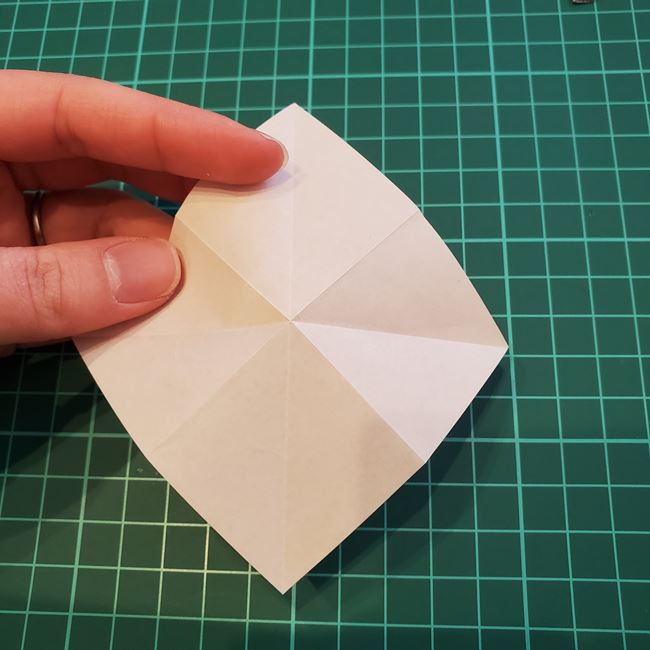 ポピーの折り紙 折り方作り方(9)