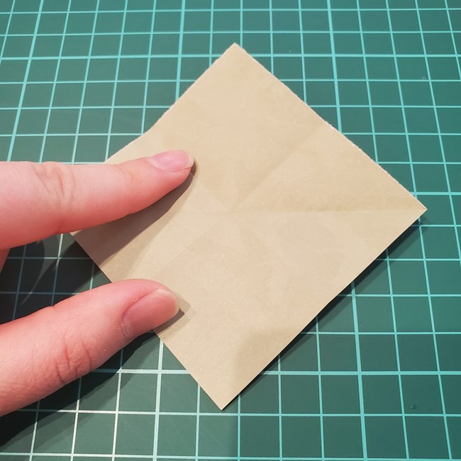 兜の折り紙リースの作り方折り方②繋ぎ(3)