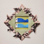 兜の折り紙リースの折り方作り方｜かぶとの壁飾りは5月にピッタリ！