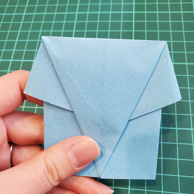 折り紙で簡単に動物ぞうをつくる折り方作り方(15)