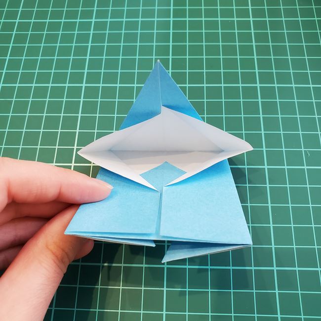 折り紙で簡単に動物ぞうをつくる折り方作り方(16)