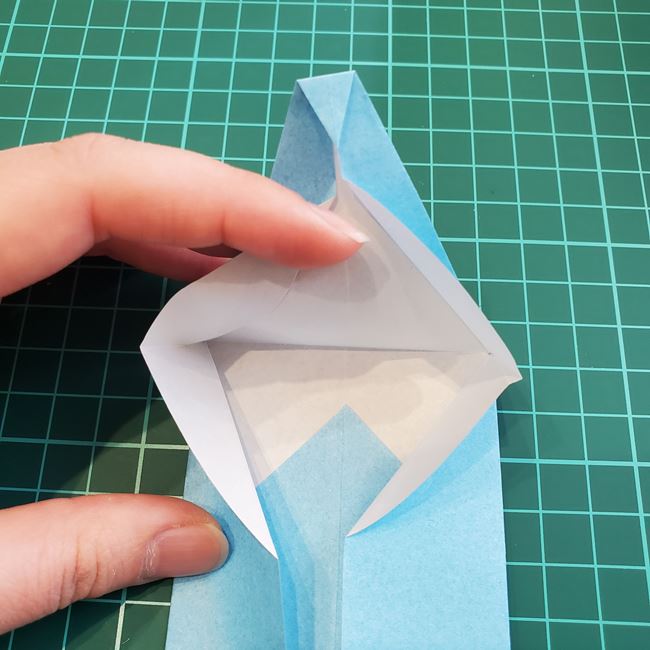 折り紙で簡単に動物ぞうをつくる折り方作り方(17)