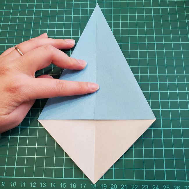 折り紙で簡単に動物ぞうをつくる折り方作り方(5)