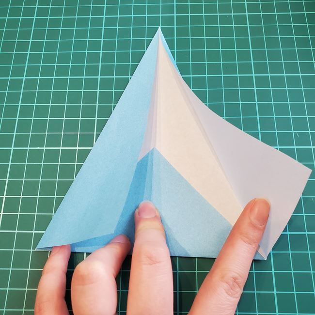 折り紙で簡単に動物ぞうをつくる折り方作り方(7)