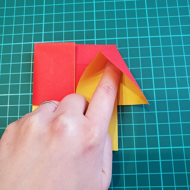 折り紙のかぶと 上級者向けの折り方作り方①前半(11)