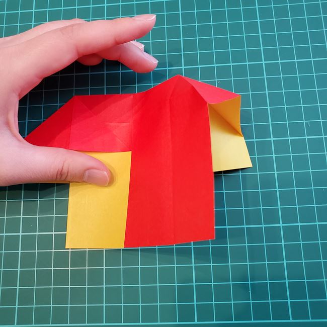 折り紙のかぶと 上級者向けの折り方作り方①前半(14)