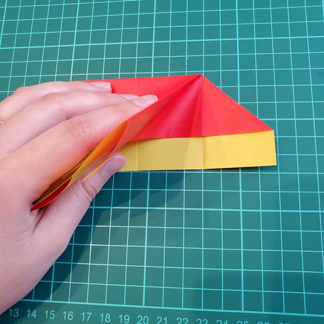 折り紙のかぶと 上級者向けの折り方作り方①前半(16)