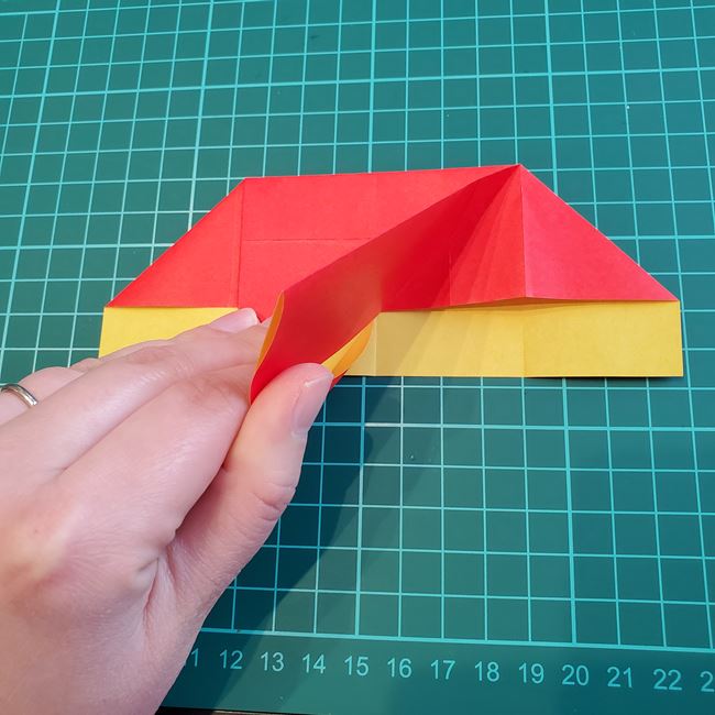 折り紙のかぶと 上級者向けの折り方作り方①前半(19)