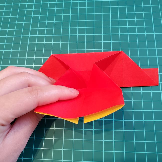 折り紙のかぶと 上級者向けの折り方作り方①前半(29)