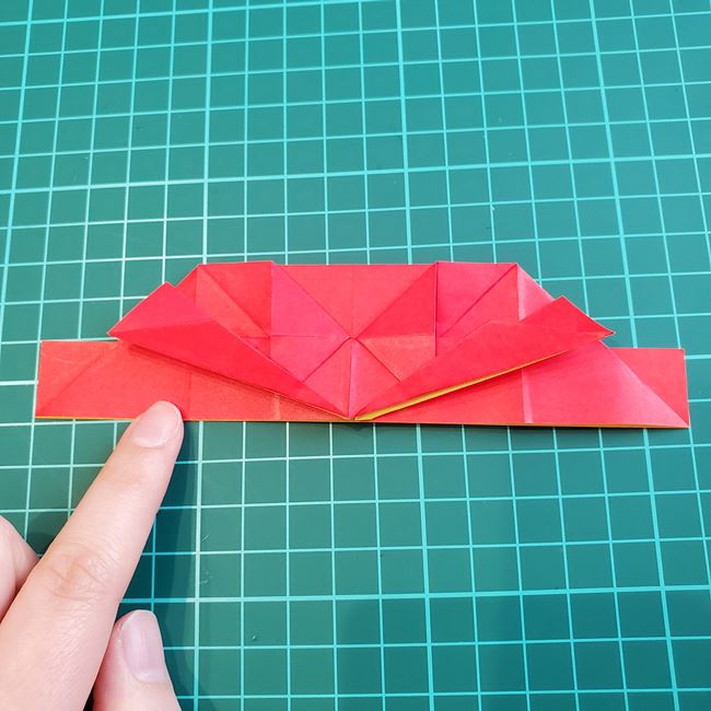 折り紙のかぶと 上級者向けの折り方作り方②後半(11)
