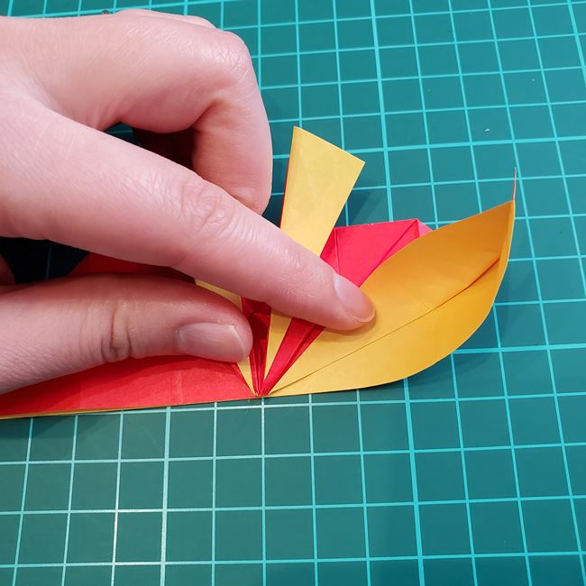 折り紙のかぶと 上級者向けの折り方作り方②後半(14)