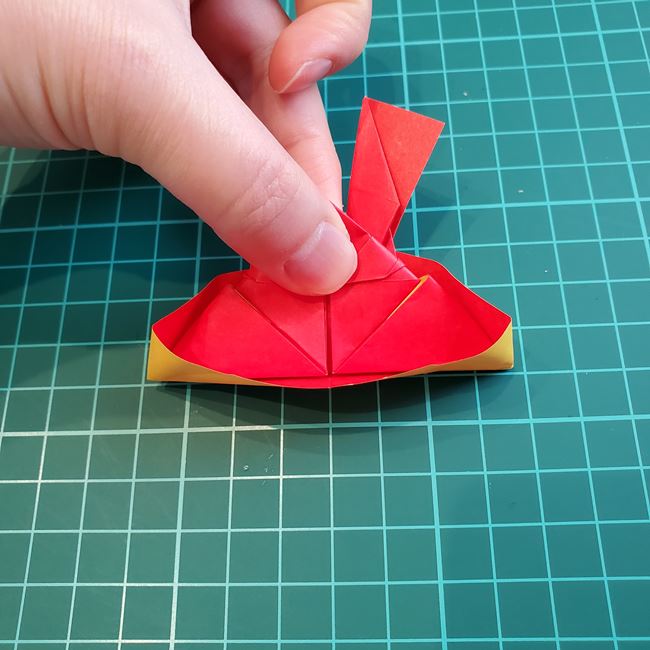 折り紙のかぶと 上級者向けの折り方作り方②後半(23)