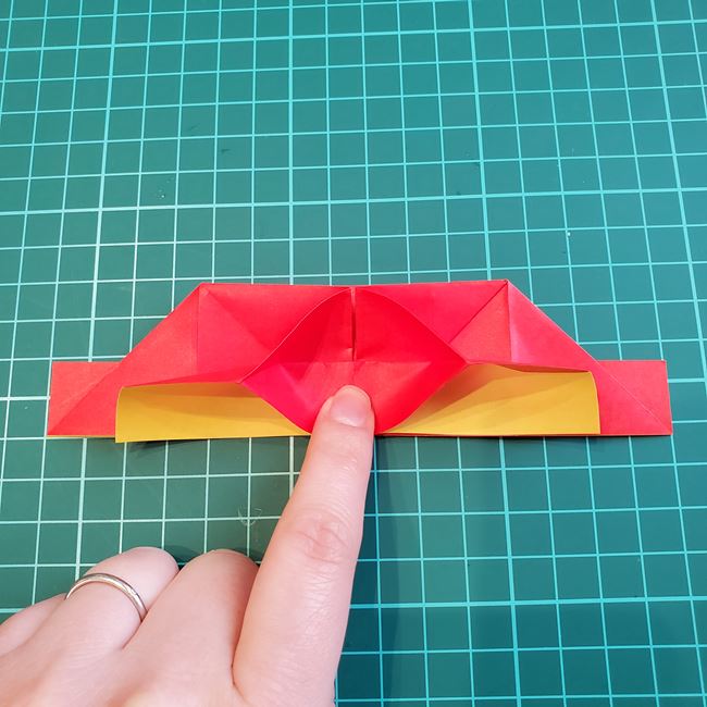折り紙のかぶと 上級者向けの折り方作り方②後半(4)