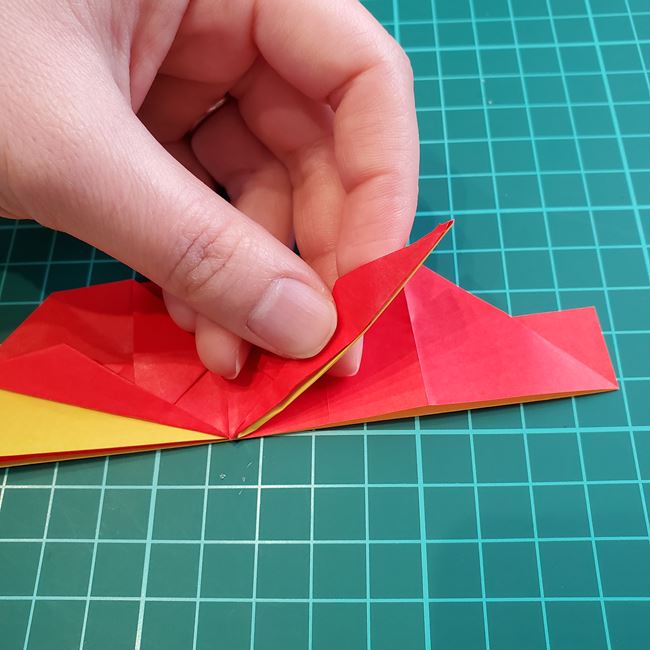 折り紙のかぶと 上級者向けの折り方作り方②後半(9)