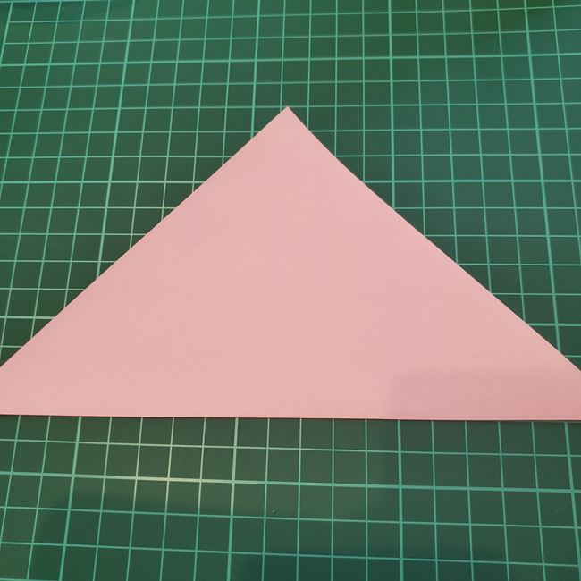 折り紙のポチ袋 桜の花の作り方折り方①切り方(2)