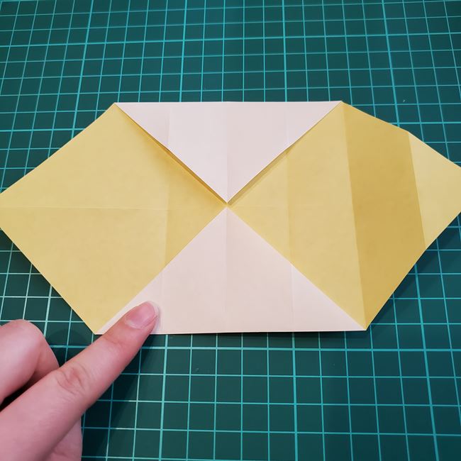 折り紙のメッセージカード 犬の折り方作り方①基本(12)