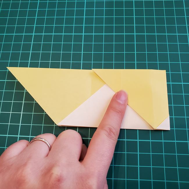 折り紙のメッセージカード 犬の折り方作り方①基本(14)