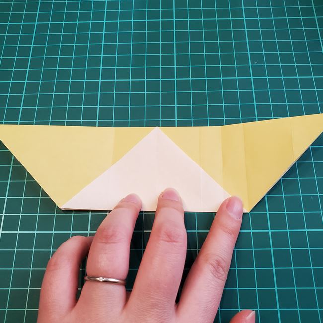 折り紙のメッセージカード 犬の折り方作り方①基本(15)