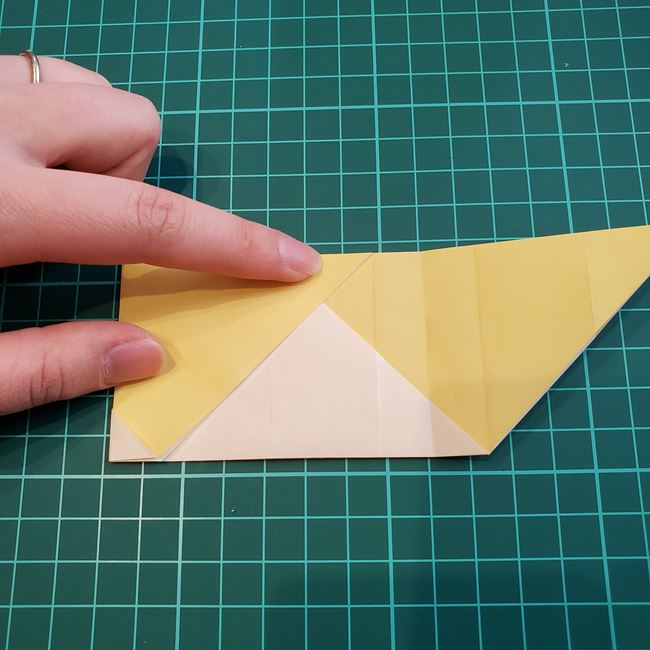 折り紙のメッセージカード 犬の折り方作り方①基本(16)