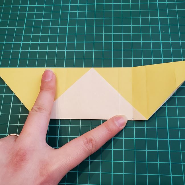 折り紙のメッセージカード 犬の折り方作り方①基本(18)