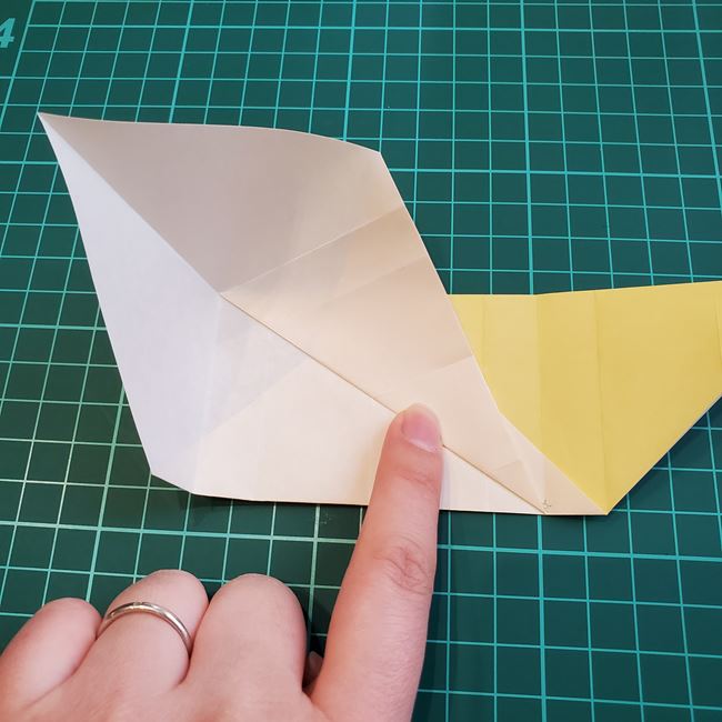 折り紙のメッセージカード 犬の折り方作り方①基本(20)