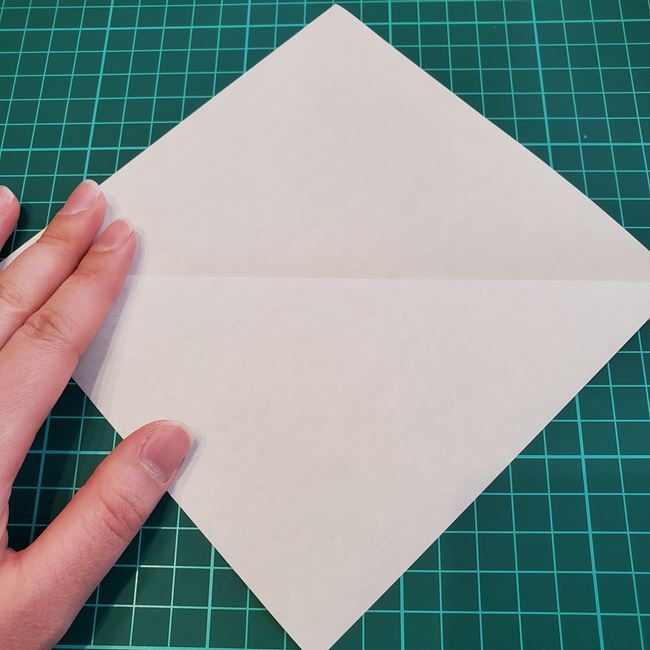 折り紙のメッセージカード 犬の折り方作り方①基本(3)