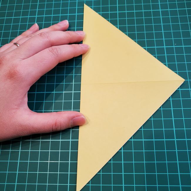 折り紙のメッセージカード 犬の折り方作り方①基本(4)