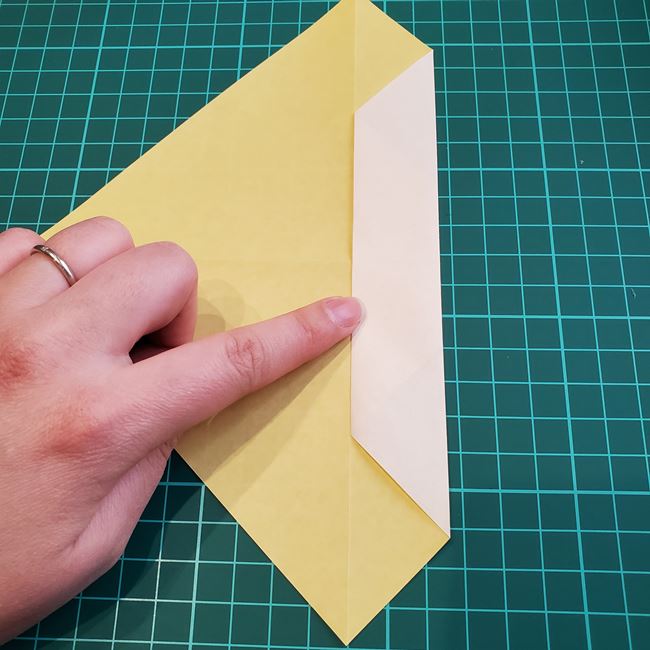 折り紙のメッセージカード 犬の折り方作り方①基本(8)
