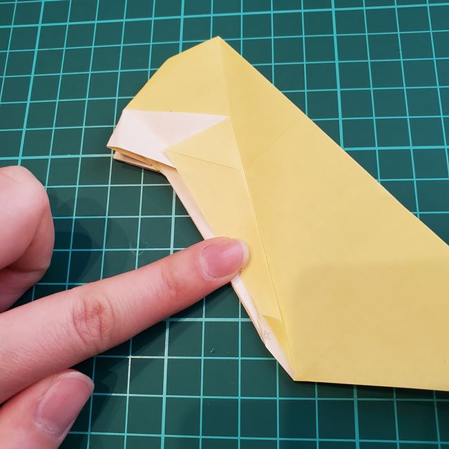 折り紙のメッセージカード 犬の折り方作り方②調整(11)