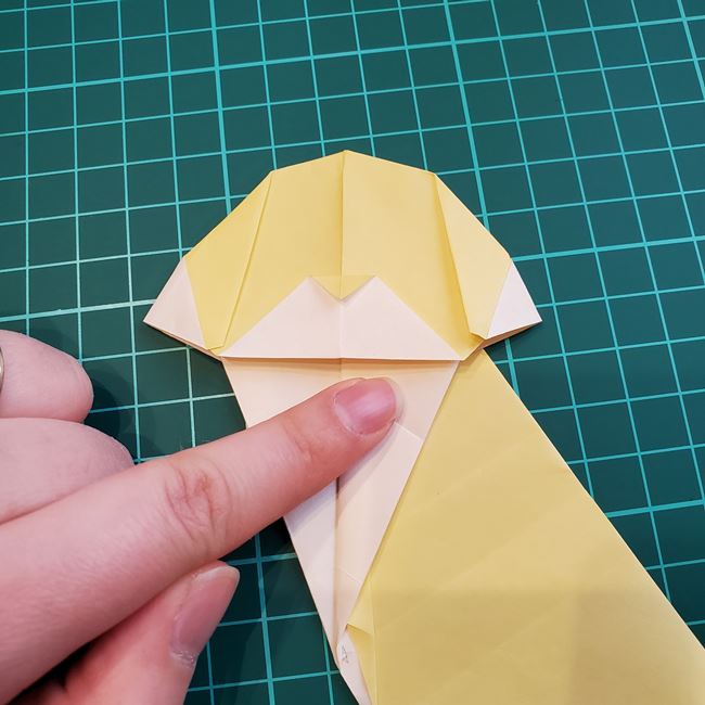 折り紙のメッセージカード 犬の折り方作り方②調整(15)