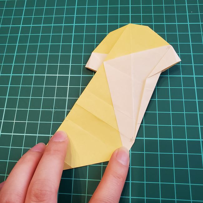 折り紙のメッセージカード 犬の折り方作り方②調整(16)