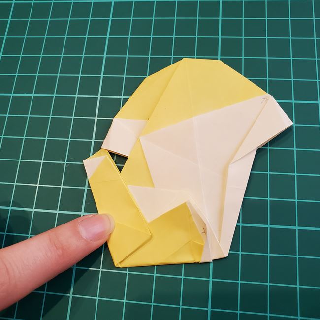 折り紙のメッセージカード 犬の折り方作り方②調整(22)
