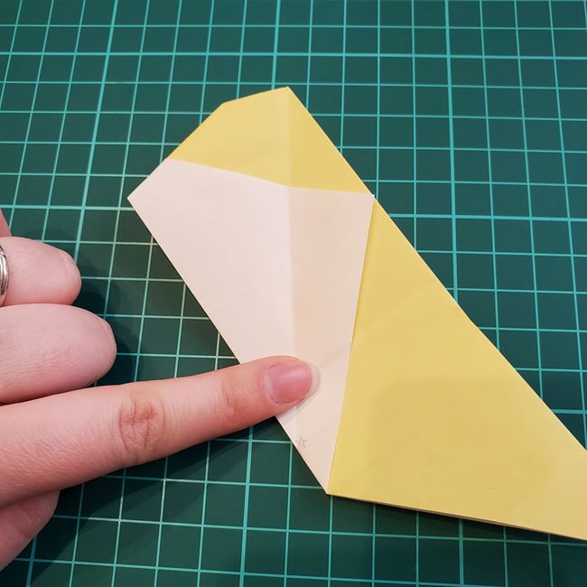 折り紙のメッセージカード 犬の折り方作り方②調整(9)
