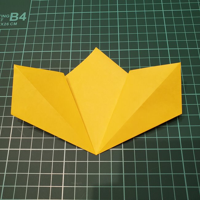 桃の花の折り紙 くす玉の折り方作り方①折り方(7)