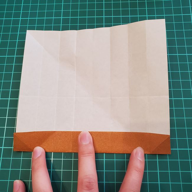 桜の木の折り紙 簡単な折り方作り方①木(12)