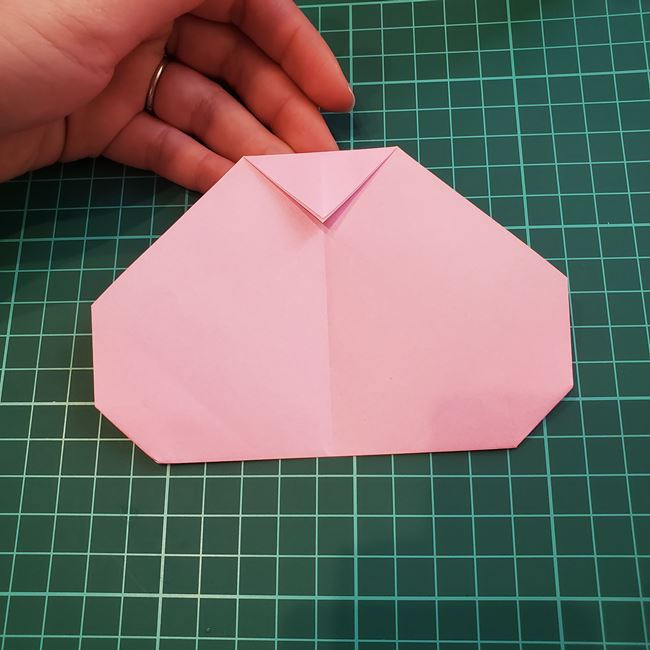 桜の木の折り紙 簡単な折り方作り方②花(11)