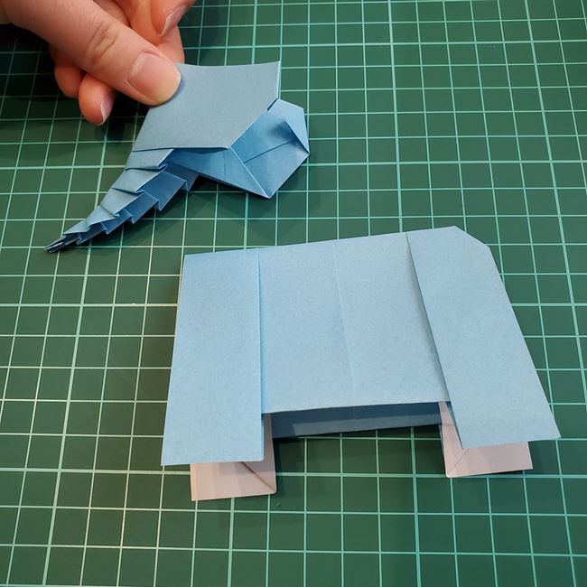 象の折り紙 立体でも簡単な折り方作り方②体(15)