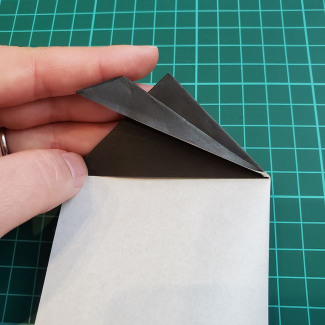 鯉のぼりの折り紙 おしゃれでかわいい作り方折り方①ヒレ(12)