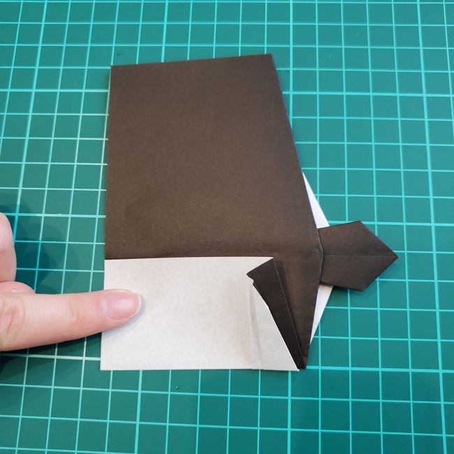 鯉のぼりの折り紙 おしゃれでかわいい作り方折り方②頭(2)