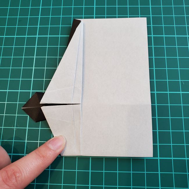 鯉のぼりの折り紙 おしゃれでかわいい作り方折り方②頭(3)