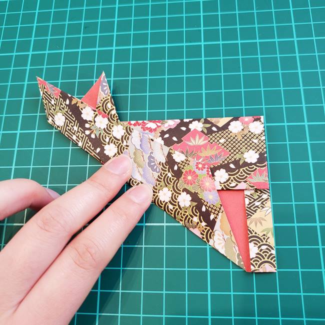 鯉のぼりの折り紙 おしゃれでかわいい作り方折り方③胴体(12)
