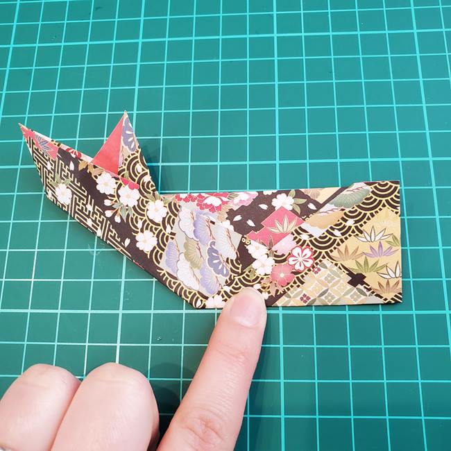 鯉のぼりの折り紙 おしゃれでかわいい作り方折り方③胴体(13)