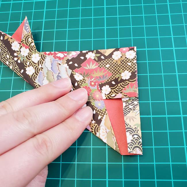 鯉のぼりの折り紙 おしゃれでかわいい作り方折り方③胴体(14)