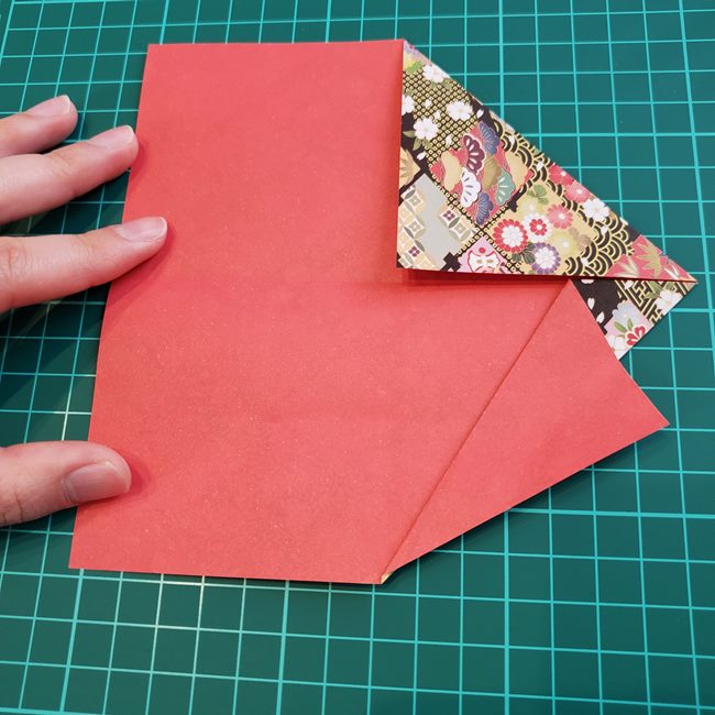 鯉のぼりの折り紙 おしゃれでかわいい作り方折り方③胴体(6)