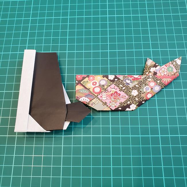 鯉のぼりの折り紙 おしゃれでかわいい作り方折り方④組み合わせ(1)