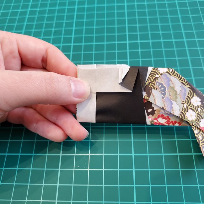 鯉のぼりの折り紙 おしゃれでかわいい作り方折り方④組み合わせ(5)