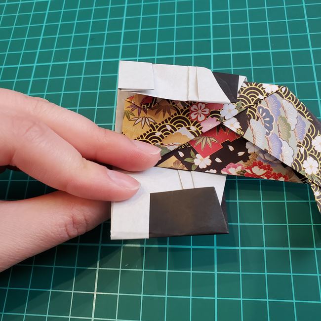 鯉のぼりの折り紙 おしゃれでかわいい作り方折り方④組み合わせ(6)