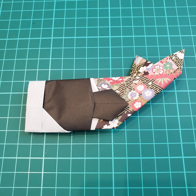 鯉のぼりの折り紙 おしゃれでかわいい作り方折り方④組み合わせ(9)