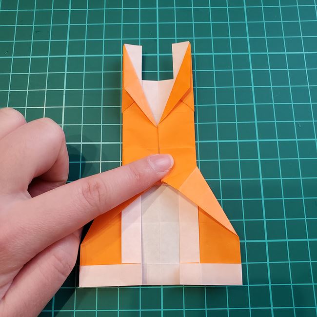 エプロンの折り紙の簡単な作り方折り方〈27〉